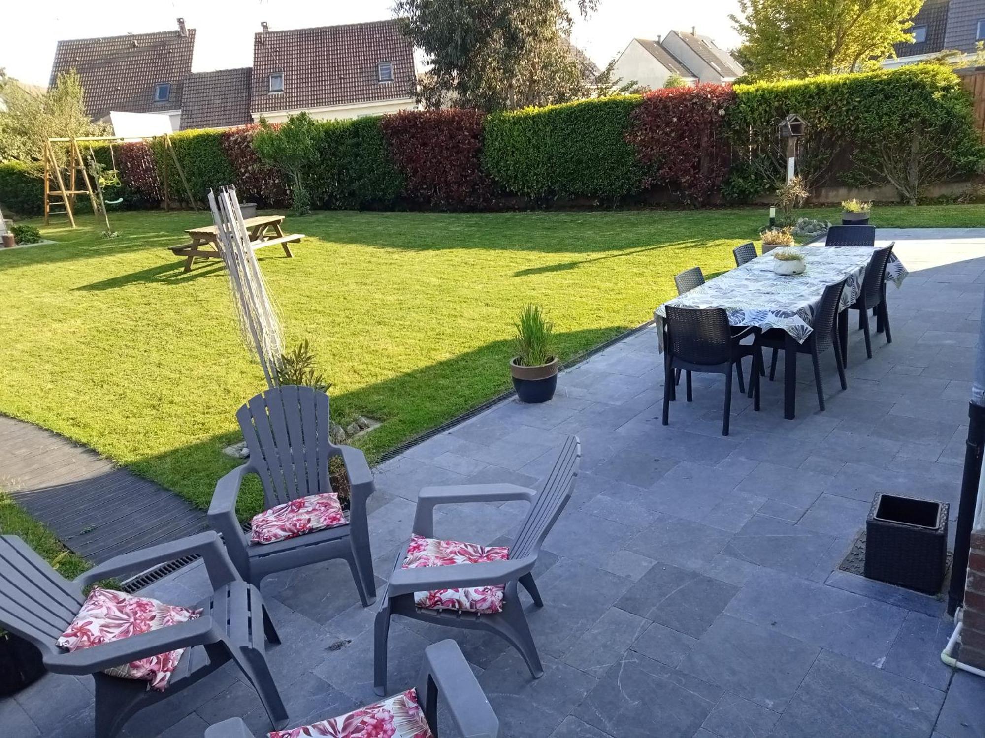 Soleil D'Opale Et Son Grand Jardin Villa Wimereux Bagian luar foto