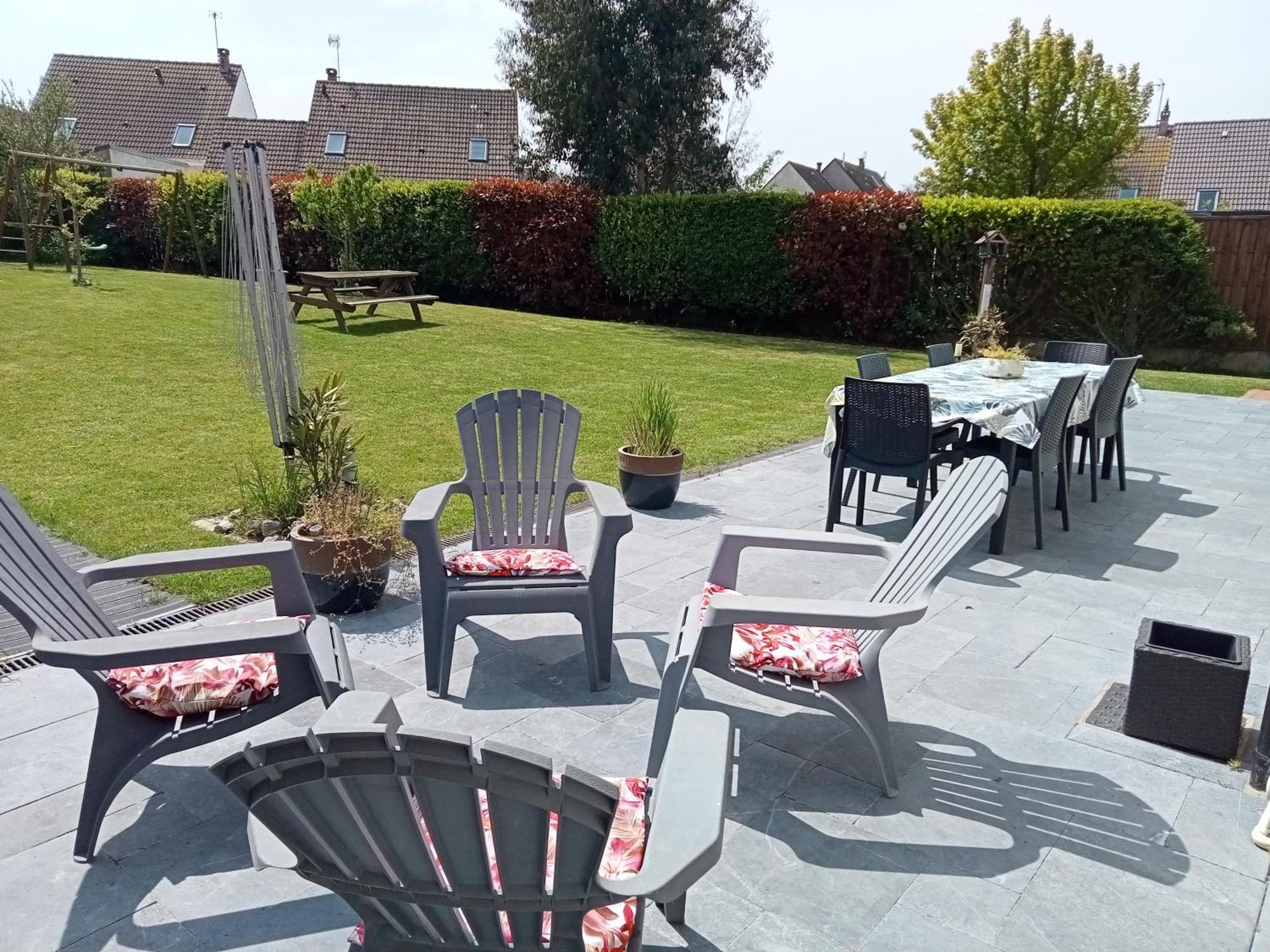 Soleil D'Opale Et Son Grand Jardin Villa Wimereux Bagian luar foto